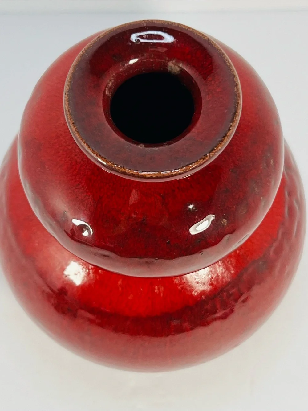 Red Ceramic Double-Gourd Vase - Home Accents‎